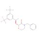 (2R)-2-[(1R)-1-[3,5-Bis(trifluoromethyl)phenyl]ethoxy]-4-(phenylmethyl)-3-morpholinone (CAS 287930-75-0) - chemical structure