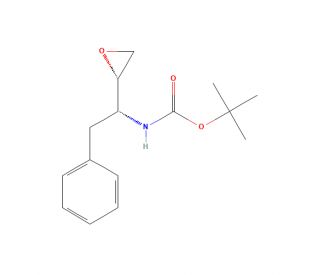 (2S,3R)-3-(tert-Butoxycarbonylamino)-1,2-epoxy-4-phenylbutane (CAS 156474-22-5) - chemical structure image