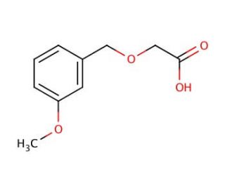 [(3-methoxybenzyl)oxy]acetic acid (CAS 42308-51-0) - chemical structure image