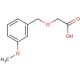 [(3-methoxybenzyl)oxy]acetic acid (CAS 42308-51-0) - chemical structure image