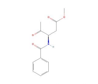(3R)-3-(Benzoylamino)-4-oxo-pentanoic Acid Methyl Ester (CAS 1246820-00-7) - chemical structure image