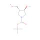 (3R,4R)-tert-Butyl 3-Hydroxy-4-(hydroxymethyl)pyrrolidine-1-carboxylate 的分子结构, CAS编号: 635319-09-4 (3R,4R)-tert-Butyl 3-Hydroxy-4-(hydroxymethyl)pyrrolidine-1-carboxylate (CAS 635319-09-4) - chemical structure image