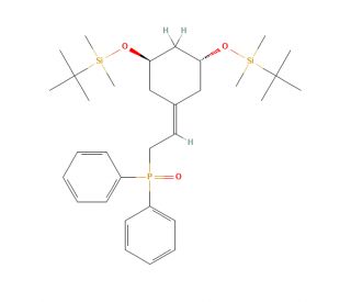 (3R-trans)-[2-[3,5-Bis[[(1,1-dimethylethyl)dimethylsilyl]oxy]cyclohexylidene]ethyl]diphenyl-phosphine Oxide (CAS 139356-39-1)