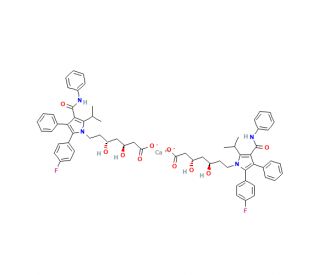 (3S,5R)-Atorvastatin Calcium Salt (CAS 887196-25-0) - chemical structure image
