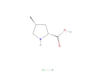 (4R)-4-Methyl-D-proline HCl (CAS 1027101-94-5) - chemical structure image