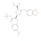 (4S)-1-(1,3-Benzodioxol-5-ylmethyl)-4-[(3,3-dimethyl-1-oxobutyl)[(3-methoxyphenyl)methyl]amino]-L-proline (CAS 334999-53-0) -