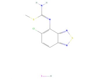 (5-Chloro-2,1,3-benzothiadiazol-4-yl)-carbamimidothioic Acid Methyl Ester Hydriodide Salt (CAS 51323-03-6) - chemical structu