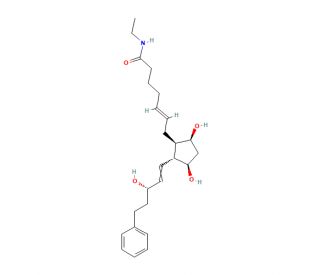(5E)-Bimatoprost (CAS 1163135-95-2) - chemical structure image