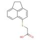 (Acenaphthen-5-ylsulfanyl)-acetic acid (CAS 565170-66-3) - chemical structure image