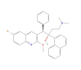 (&alpha;R,&beta;S)-rel-Bedaquiline (CAS 654653-93-7) - chemical structure image
