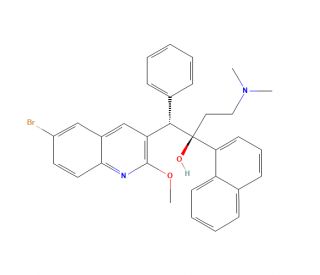 (&alpha;S,&beta;R)-Bedaquiline (CAS 843663-66-1) - chemical structure image
