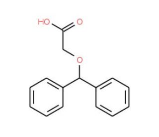 (Benzhydryloxy)acetic acid (CAS 21409-25-6) - chemical structure image