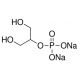β-Glycerophosphate disodium salt (CAS 819-83-0) - chemical structure image