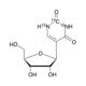 β-Pseudouridine-13C, 15N2 (CAS 1445-07-4 (unlabeled)) - chemical structure image