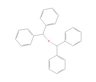 (Bis(diphenylmethyl)ether) (CAS 574-42-5) - chemical structure image