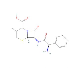 &Delta;2-Cephalexin (CAS 79750-46-2) - chemical structure image