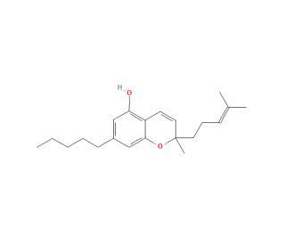(&plusmn;)-Cannabichromene (CAS 20675-51-8) - chemical structure image