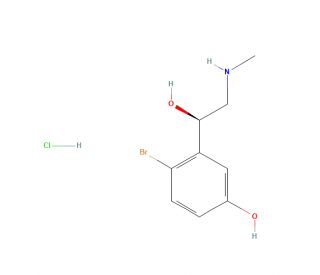 (R)-6-Bromo Phenylephrine Hydrochloride (CAS 1391067-95-0) - chemical structure image