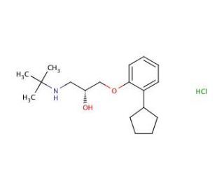 (R)-Penbutolol Hydrochloride (CAS 57130-27-5) - chemical structure image