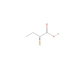 (S)-2-Bromobutyric Acid (CAS 32659-49-7) - chemical structure image