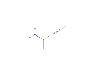 (S)-3-Butyn-2-amine (CAS 54164-69-1) - chemical structure image