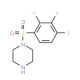 1-[(2,3,4-trifluorophenyl)sulfonyl]piperazine - chemical structure image