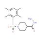 1-[(2,3,5,6-Tetramethylphenyl)sulfonyl]piperidine-4-carbohydrazide - chemical structure image