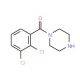 1-[(2,3-dichlorophenyl)carbonyl]piperazine - chemical structure image