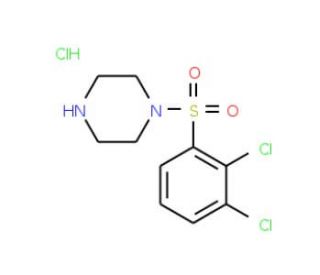 1-[(2,3-dichlorophenyl)sulfonyl]piperazine hydrochloride - chemical structure image