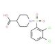 1-[(2,3-dichlorophenyl)sulfonyl]piperidine-4-carboxylic acid - chemical structure image