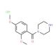 1-[(2,4-dimethoxyphenyl)carbonyl]piperazine hydrochloride - chemical structure image