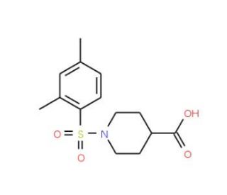 1-[(2,4-dimethylphenyl)sulfonyl]piperidine-4-carboxylic acid - chemical structure image