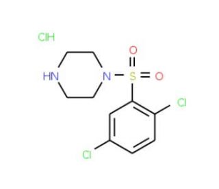 1-[(2,5-dichlorophenyl)sulfonyl]piperazine hydrochloride - chemical structure image