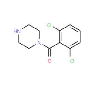 1-[(2,6-dichlorophenyl)carbonyl]piperazine - chemical structure image