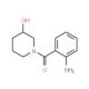 1-[(2-aminophenyl)carbonyl]piperidin-3-ol - chemical structure image