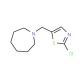 1-[(2-Chloro-1,3-thiazol-5-yl)methyl]azepane - chemical structure image