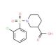 1-[(2-chlorophenyl)sulfonyl]piperidine-3-carboxylic acid - chemical structure image