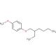 1-[(2-Ethylhexyl)oxy]-4-methoxybenzene (CAS 146370-51-6) - chemical structure image