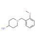 1-[(2-methoxyphenyl)methyl]piperidin-4-amine - chemical structure image