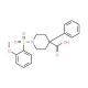 1-[(2-methoxyphenyl)sulfonyl]-4-phenylpiperidine-4-carboxylic acid - chemical structure image