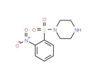 1-[(2-Nitrophenyl)sulfonyl]piperazine (CAS 301331-16-8) - chemical structure image