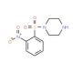 1-[(2-Nitrophenyl)sulfonyl]piperazine (CAS 301331-16-8) - chemical structure image