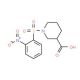 1-[(2-nitrophenyl)sulfonyl]piperidine-3-carboxylic acid - chemical structure image