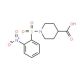 1-[(2-nitrophenyl)sulfonyl]piperidine-4-carboxylic acid - chemical structure image