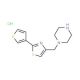 1-[(2-thien-3-yl-1,3-thiazol-4-yl)methyl]piperazine hydrochloride - chemical structure image