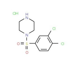 1-[(3,4-dichlorophenyl)sulfonyl]piperazine hydrochloride - chemical structure image