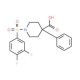 1-[(3,4-difluorophenyl)sulfonyl]-4-phenylpiperidine-4-carboxylic acid - chemical structure image