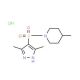 1-[(3,5-dimethyl-1H-pyrazol-4-yl)sulfonyl]-4-methylpiperidine hydrochloride - chemical structure image