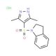 1-[(3,5-dimethyl-1H-pyrazol-4-yl)sulfonyl]indoline hydrochloride - chemical structure image