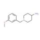 1-[(3-methoxyphenyl)methyl]piperidin-4-amine - chemical structure image